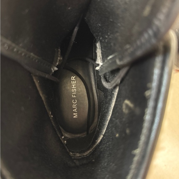 Marc Fisher Black Leather Boots - Picture 6 of 6